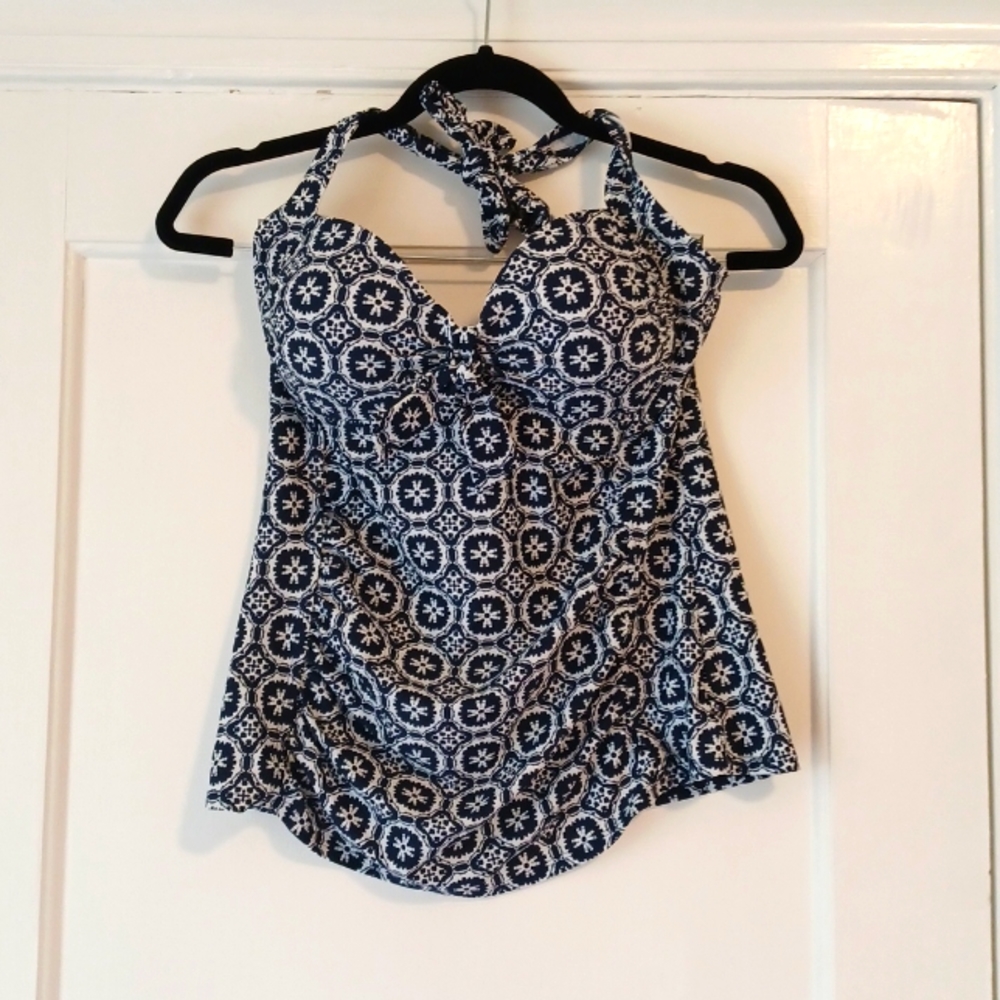 Merona halter swim top - M